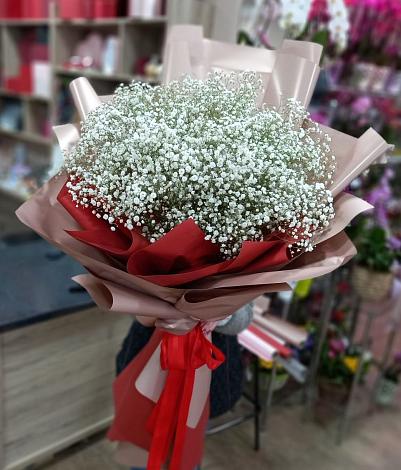 Букет цветов из: Гипсофила в Токарево