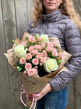 Букет цветов из:  Розы в Токарево