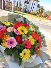 Букет цветов из:  Герберы #REPLACE_PRED# Токарево