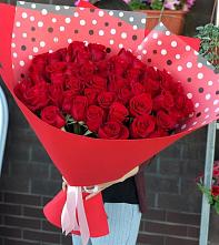 Букет Красные розы Милано #REPLACE_PRED# Токарево