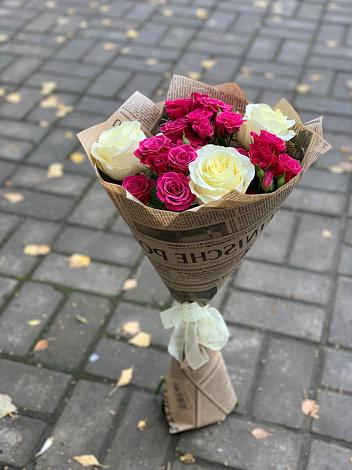 Букет цветов из: Розы в Токарево