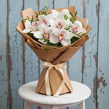 Букет цветов из:  Орхидеи и Розы #REPLACE_PRED# Токарево